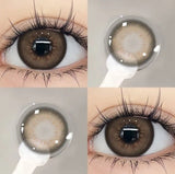 Bio-Essence - 1 Pair Korean Lenses Colored Contact Lenses -Shikamaru Brown