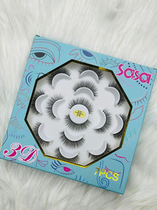 Sasa 3D Eyelashes Pack Of 7 Pcs -29