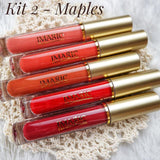 IMAGIC PROFESSIONAL 5 PCS VELVET MATTE LIP GLAZE SET -KIT 2 - MAPLES