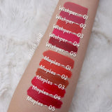 IMAGIC PROFESSIONAL 5 PCS VELVET MATTE LIP GLAZE SET -KIT 2 - MAPLES