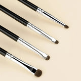 Black Eye Detail Makeup Brushes Pony Hair -4pcs