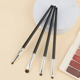 Black Eye Detail Makeup Brushes Pony Hair -4pcs