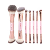 MAANGE - 7 pcs EYE AND FACE BRUSHES- PINK