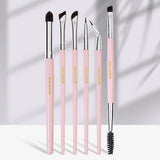MAANGE 6 pcs EYE BRUSHES SET- PINK