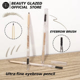 Beauty Glazed Double Head Eyebrow Pencil Long Lasting Waterproof Eye Brow Pencil