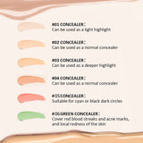 Beauty Glazed 3 Colors Concealer Contour Palette, Cream Concealer, Contour And Brighten POT