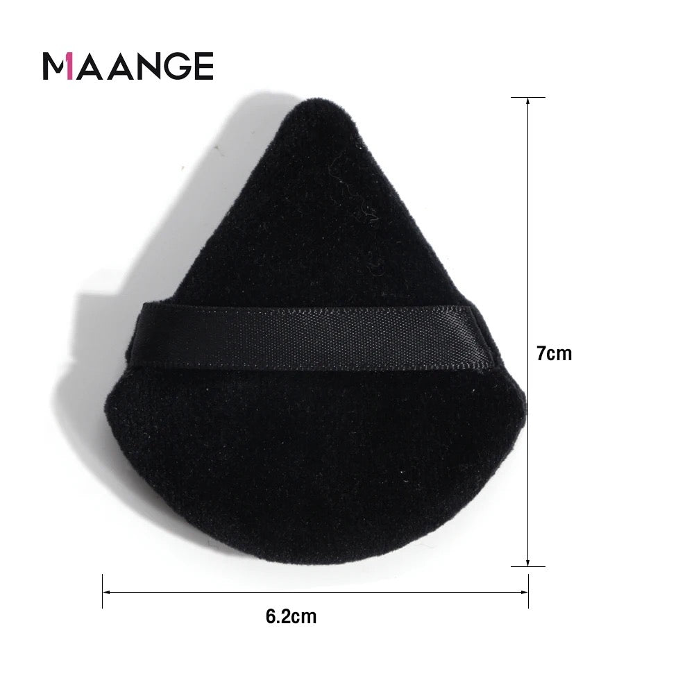 1 PC - TRIANGLE POWDER PUFF BLACK – Beauty Glazed PK