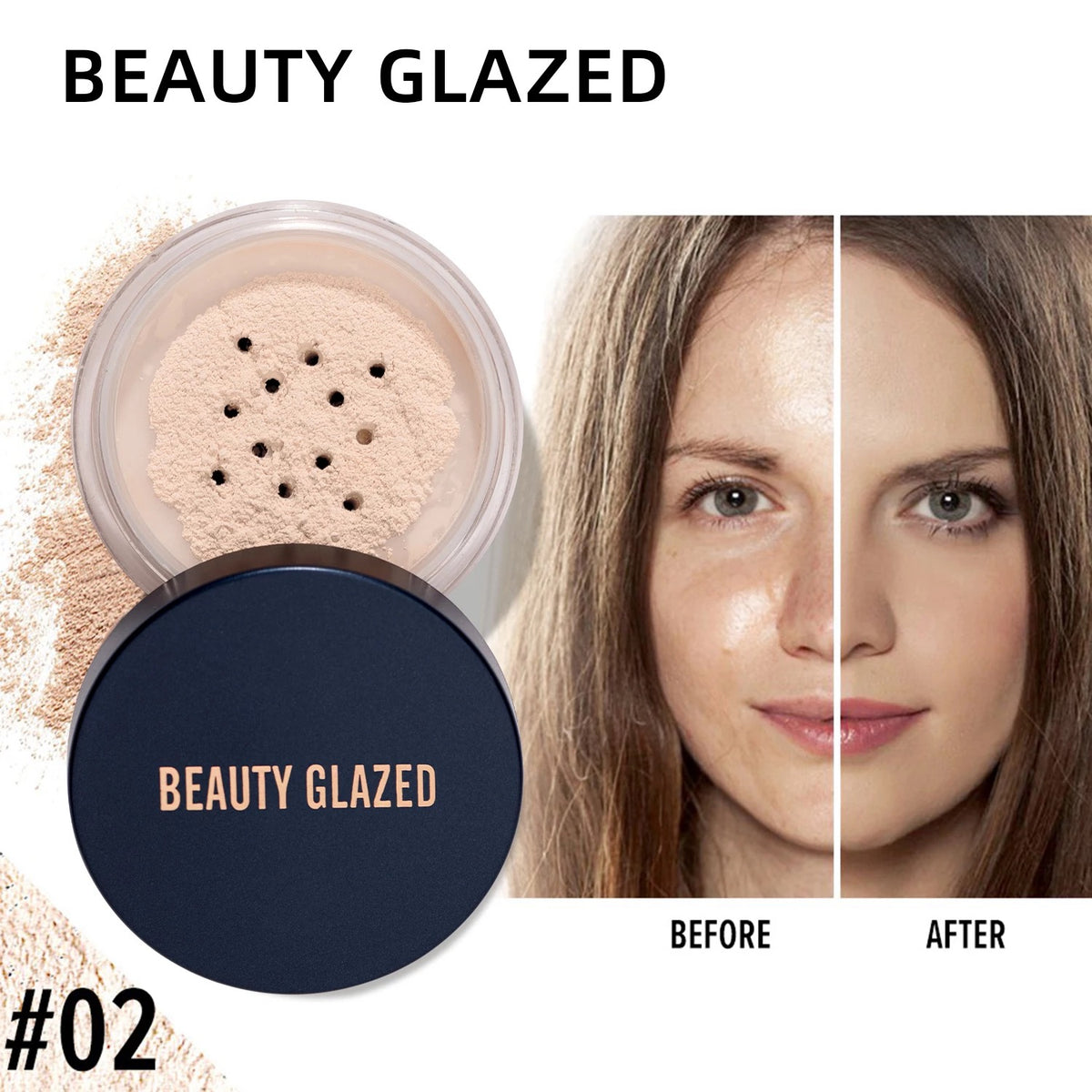 BEAUTY GLAZED - Matte Loose Setting Powder With SPF 25-3g – Beauty ...